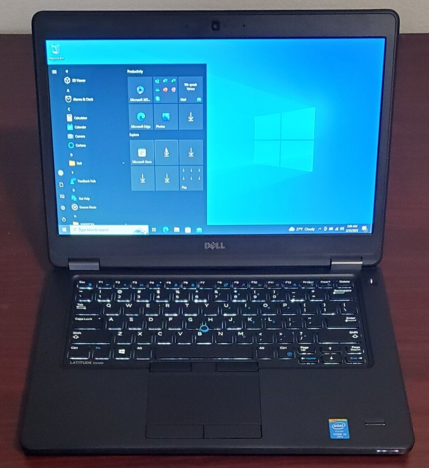 Dell Latitude E5450 14″ i5-5300U 2.30GHz, 8GB 128GB SSD, Win 10 Pro, A/C Adapter