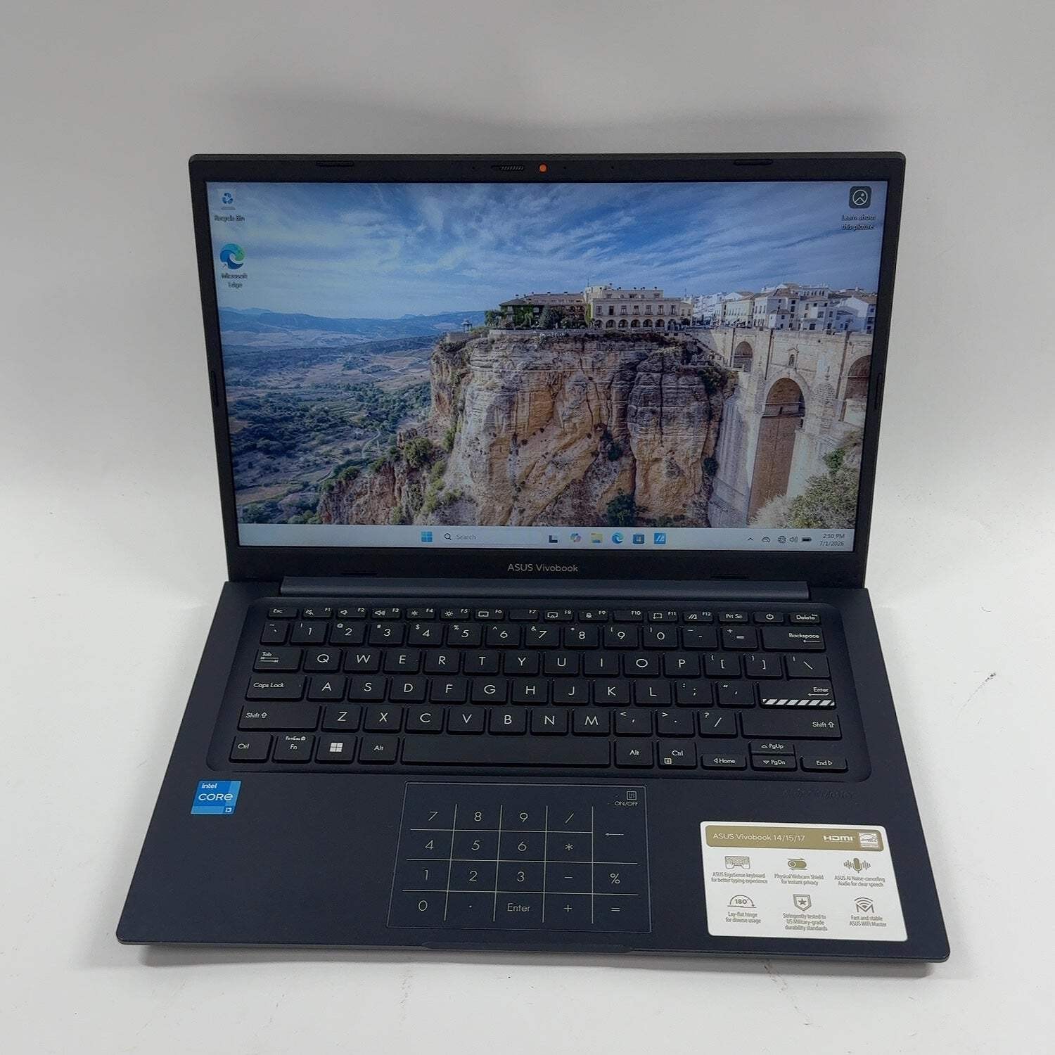 Asus Vivobook 14 X1404ZA 14″ i3-1215U 4.4Ghz 8GB RAM 128GB SSD