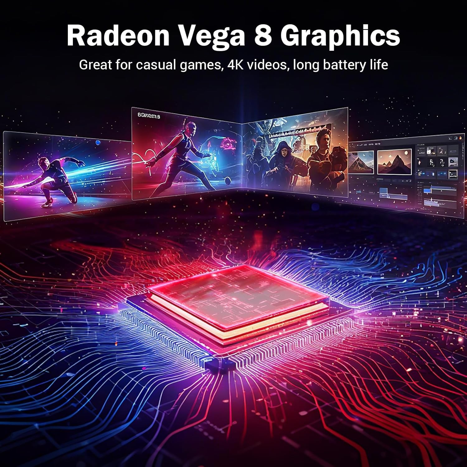 15.6″ FHD-Laptop, AMD Ryzen 5 (Up to 3.7GHz, Beat i5-1135G7), 16GB RAM 512GB SSD