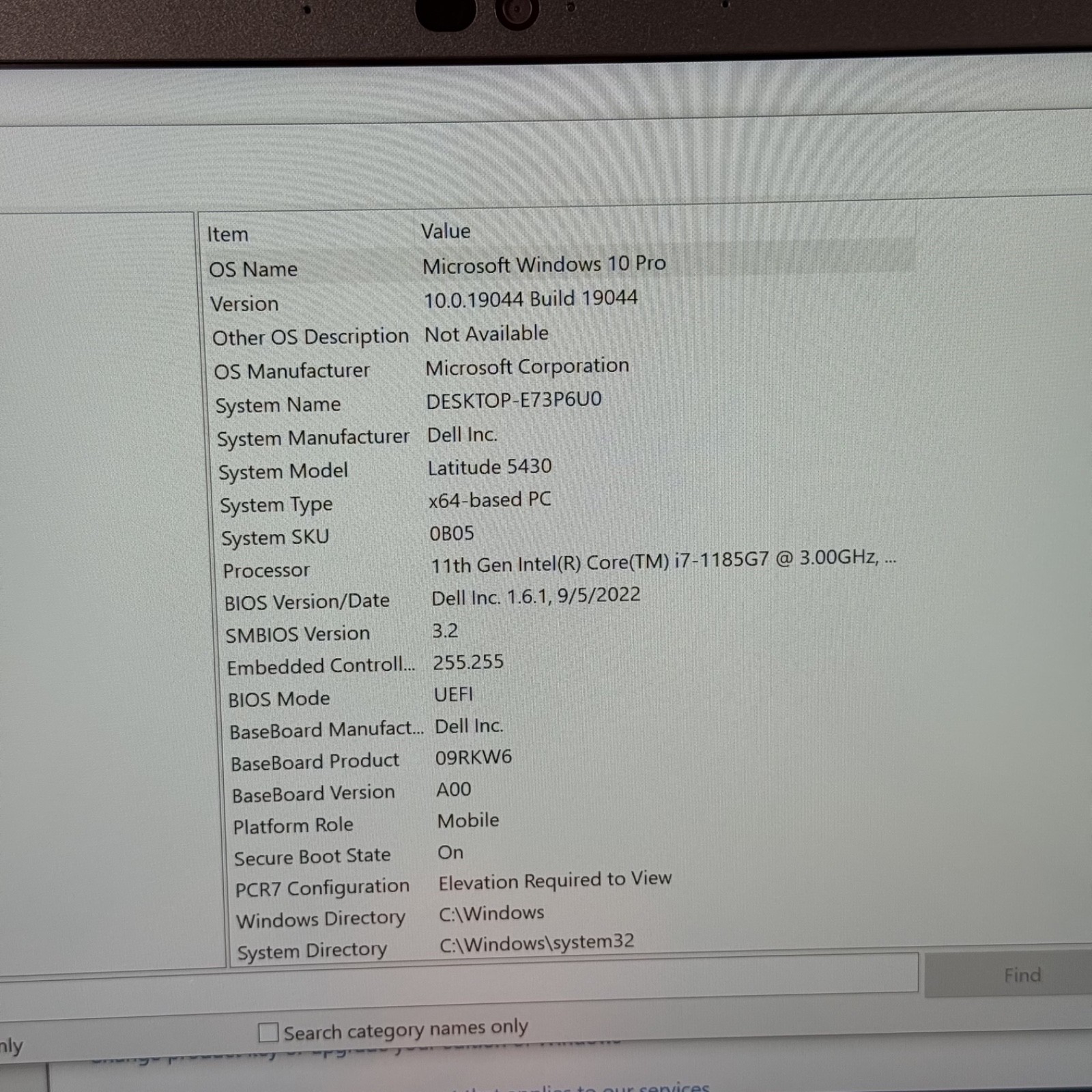 Dell Latitude 5430 14″ i7-1185G7 3.0GHz 16GB 512GB Xe Graphics Win 10 Pro #H326