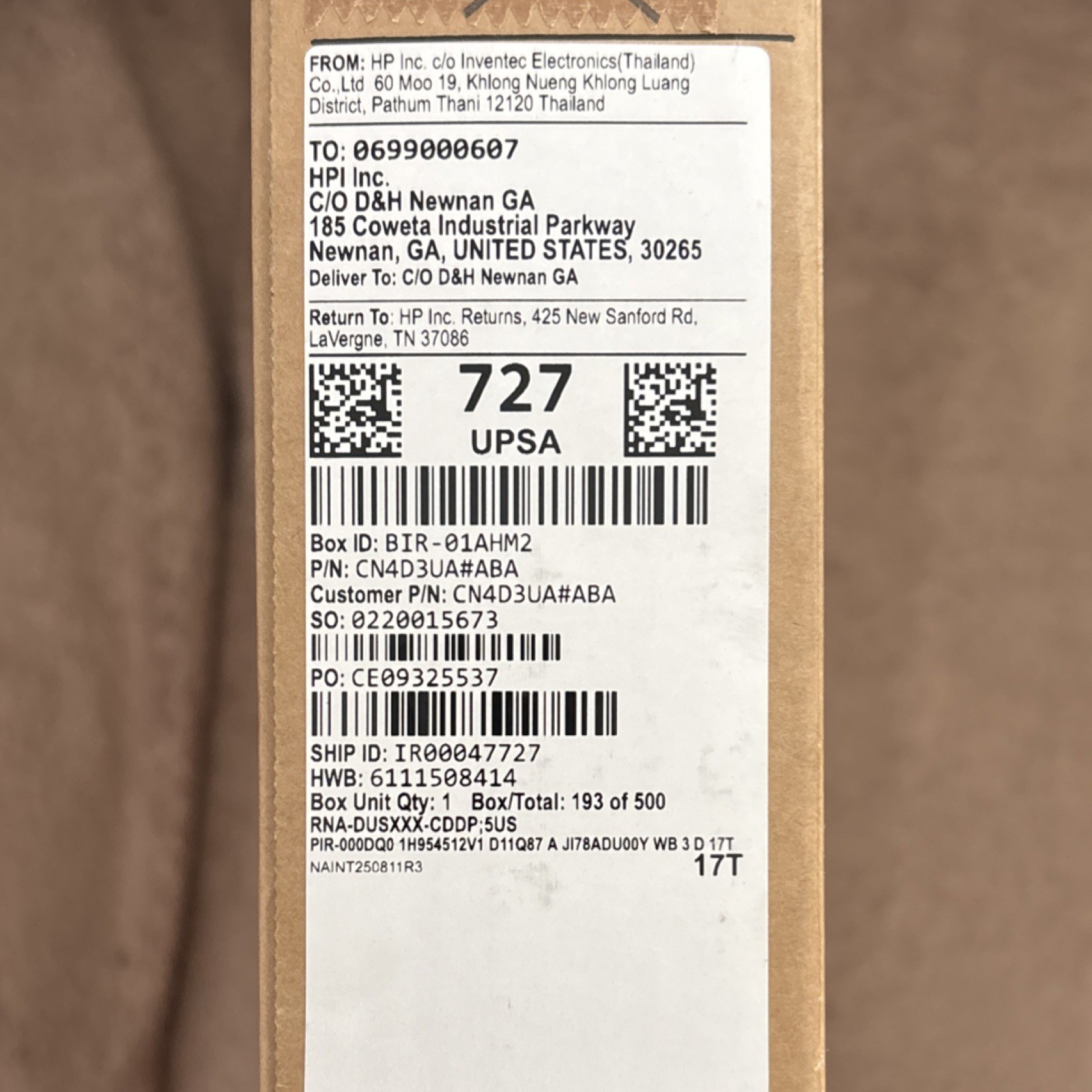BRAND NEW – 17” HP Notebook Laptop in Box, never used