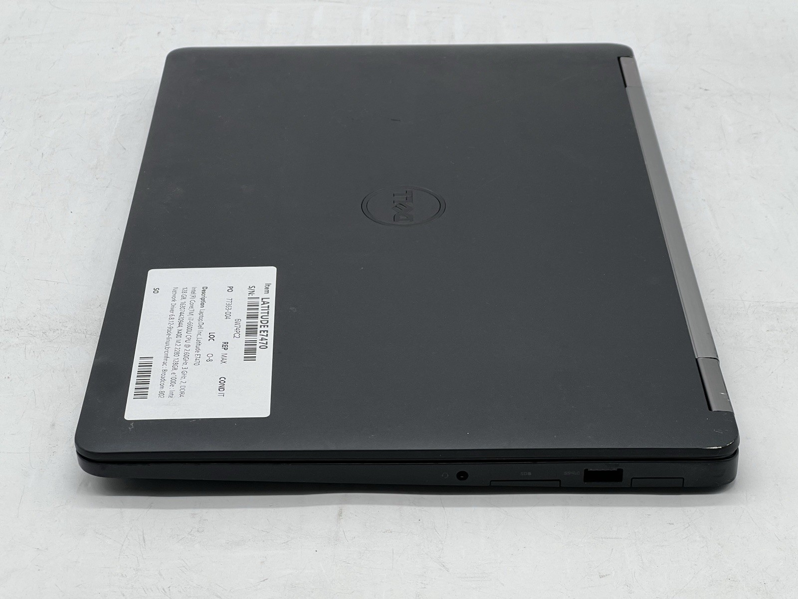 Dell Latitude E7470, Core i7-6600U, @ 2.60GHz, 8GB RAM, 128GB SSD-No OS/AC