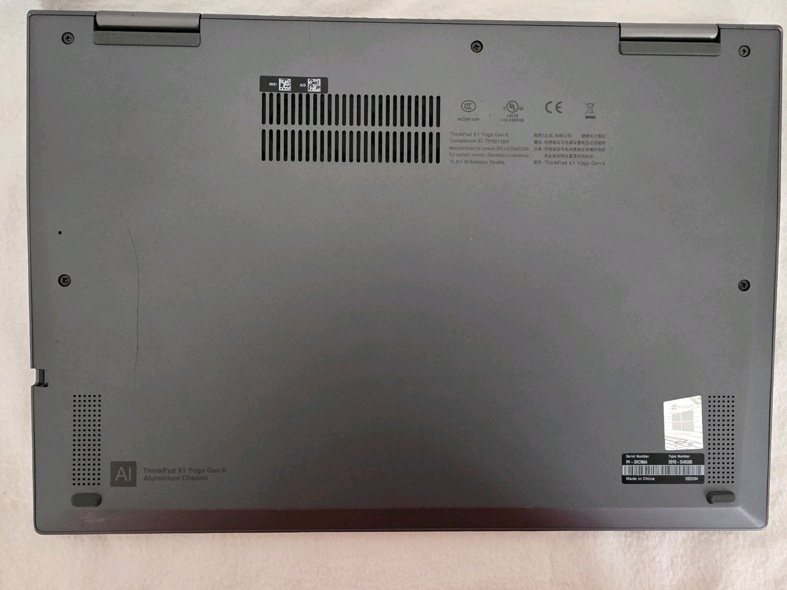 Lenovo ThinkPad X1 Yoga Gen 6| i7-1185G7 | 16GB | 512GB WIN 11 PRO NO TOUCH