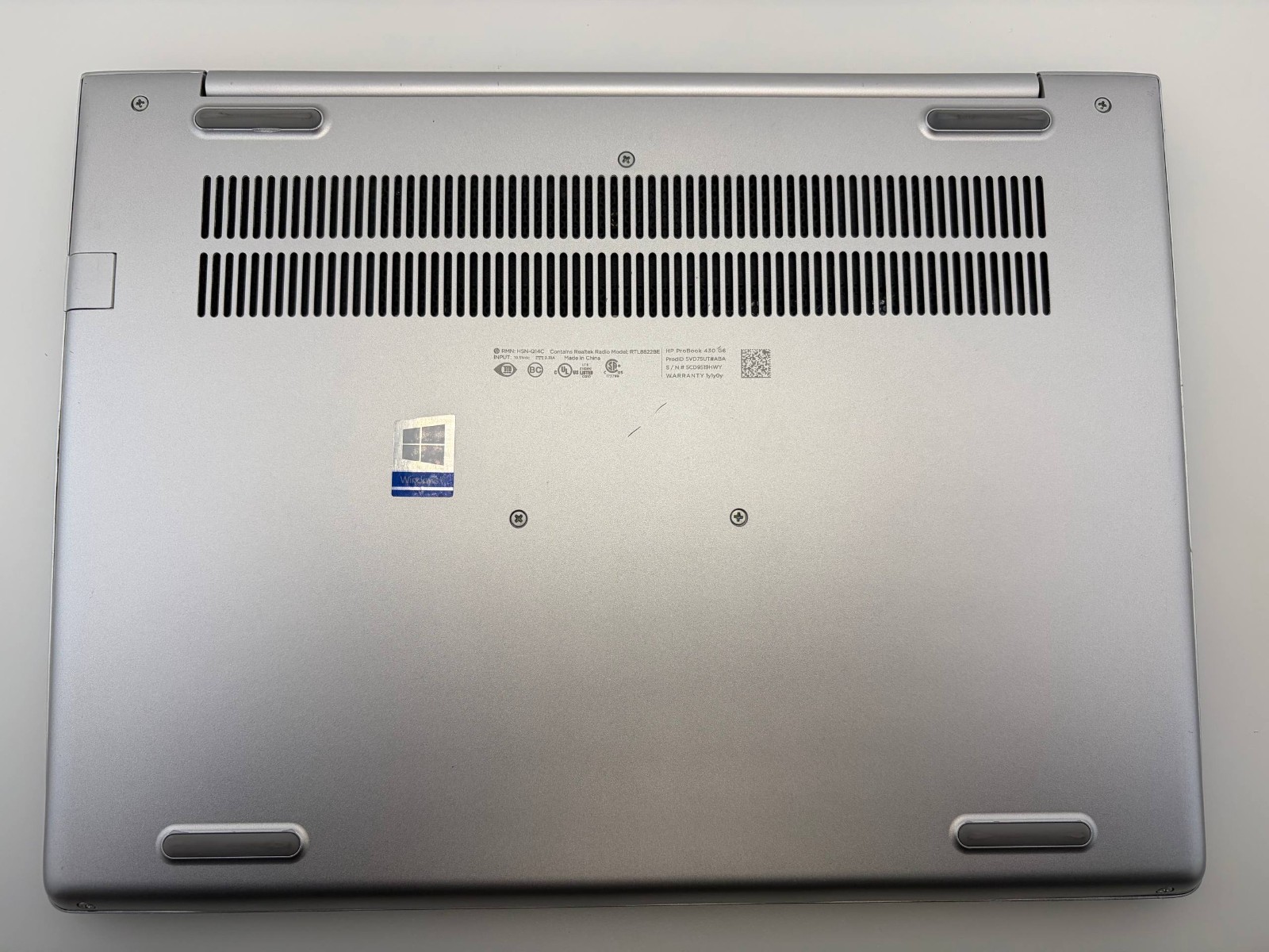 HP ProBook 430 G6 13″Core i5-8265U@1.6GHz 8GB RAM 256GB SSD Win 11Pro Excellent