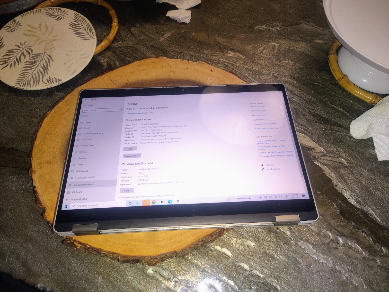 Dell Latitude 5310 Touchscreen (2in1) 500GB SSD, i5-10210U 1.60GHz, 16GB RAM