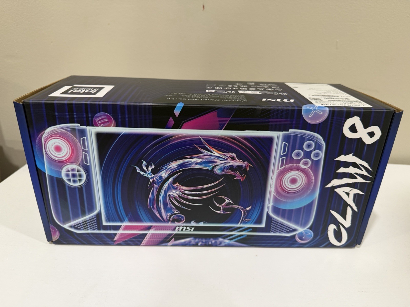 MSI Claw 8 AI+ A2VM Gaming Handheld Intel Ultra 7 258V 32GB 1TB 120Hz