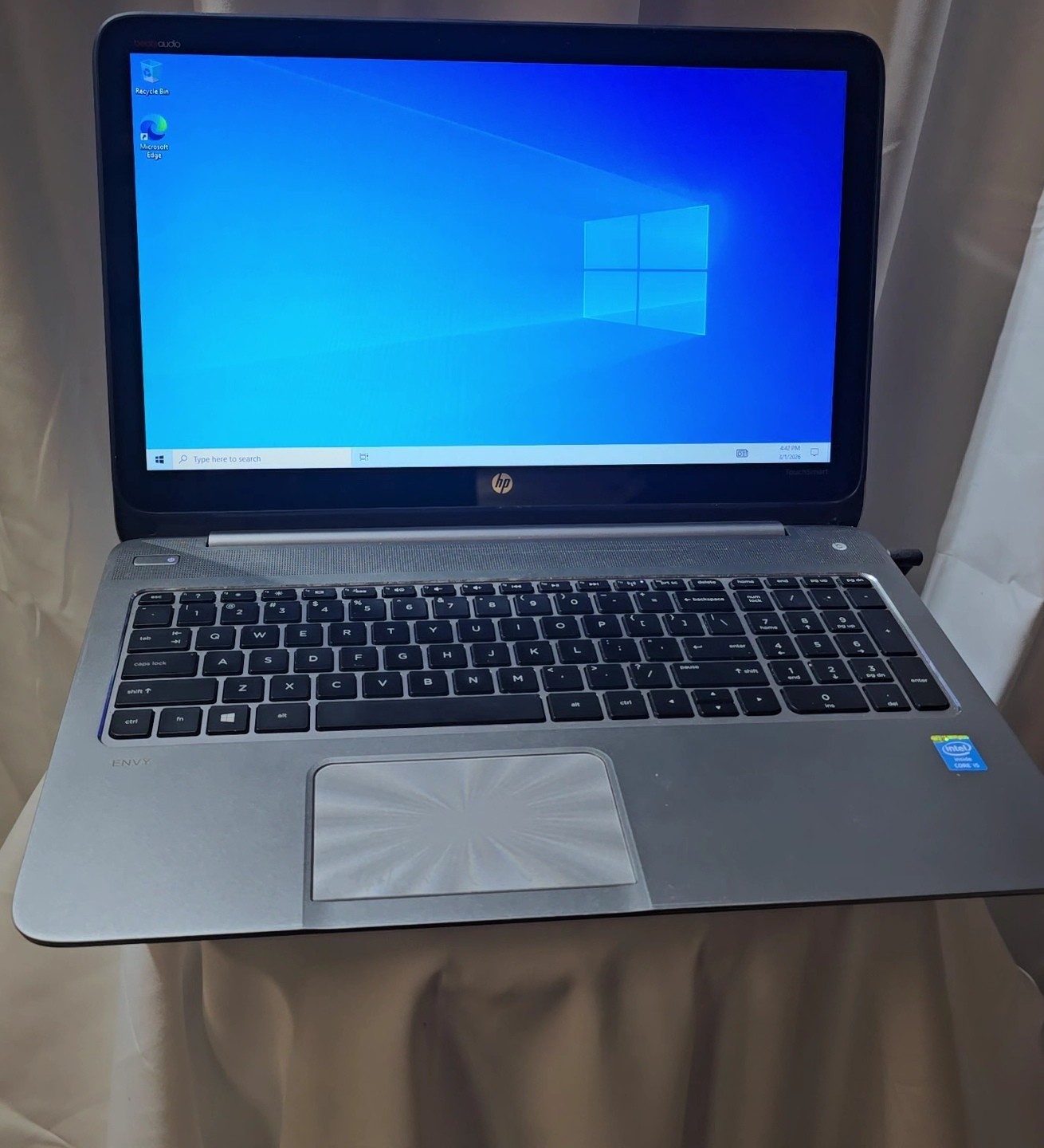 HP Envy Touchsmart Laptop Intel Core i5