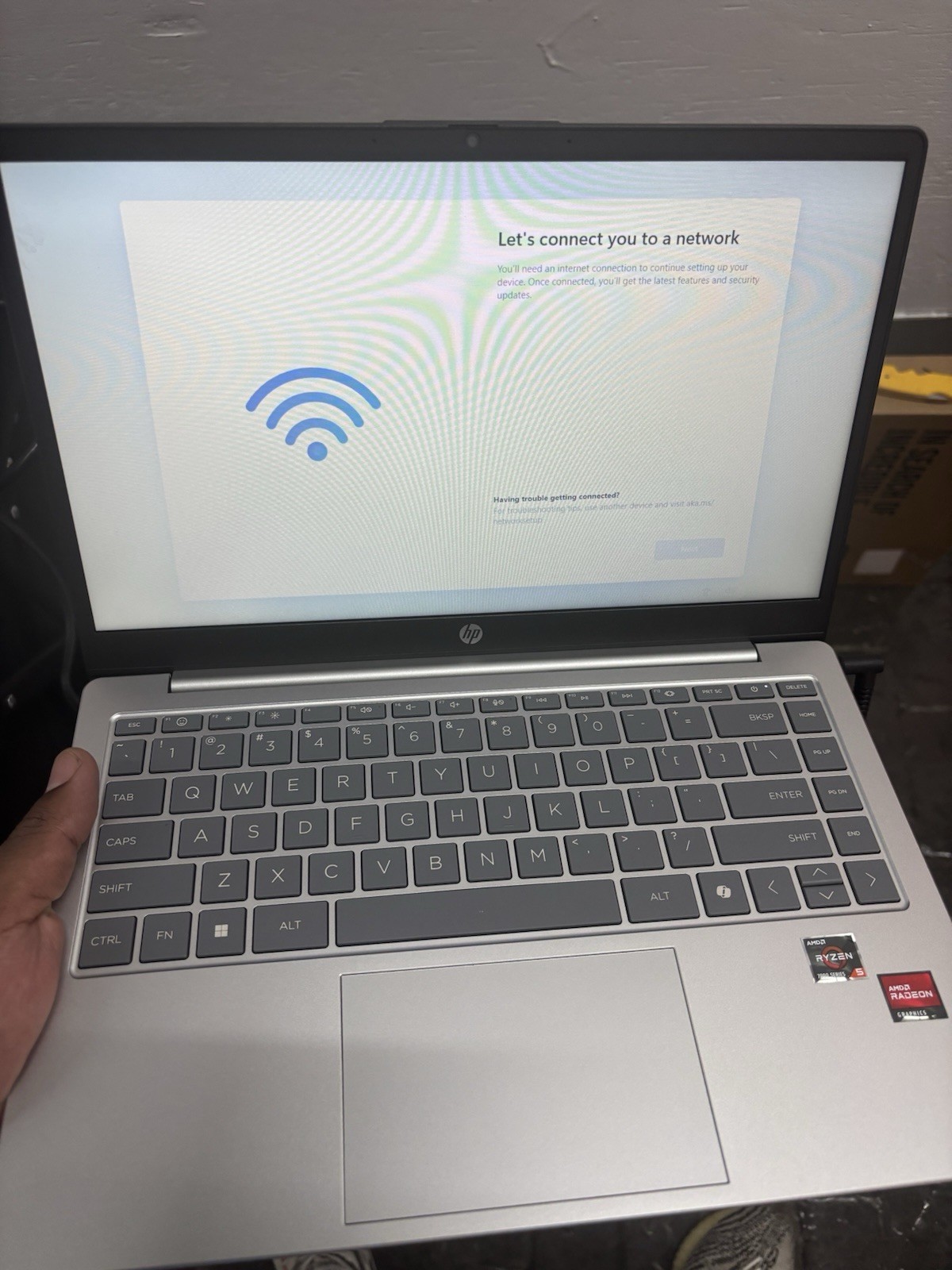 HP 15.6″ Touch-Screen Laptop, AMD Ryzen 5 7520U, 8GB DDR5 RAM, 512GB SDD Silver