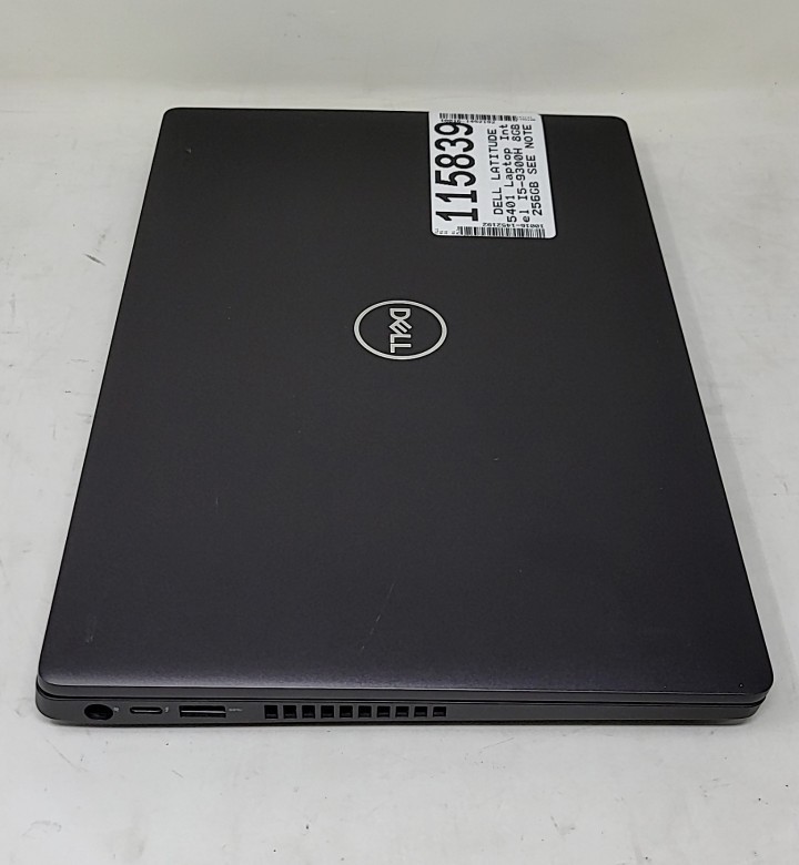 DELL LATITUDE 5401 Laptop Core I5-9300H 8GB 256GB SEE NOTES