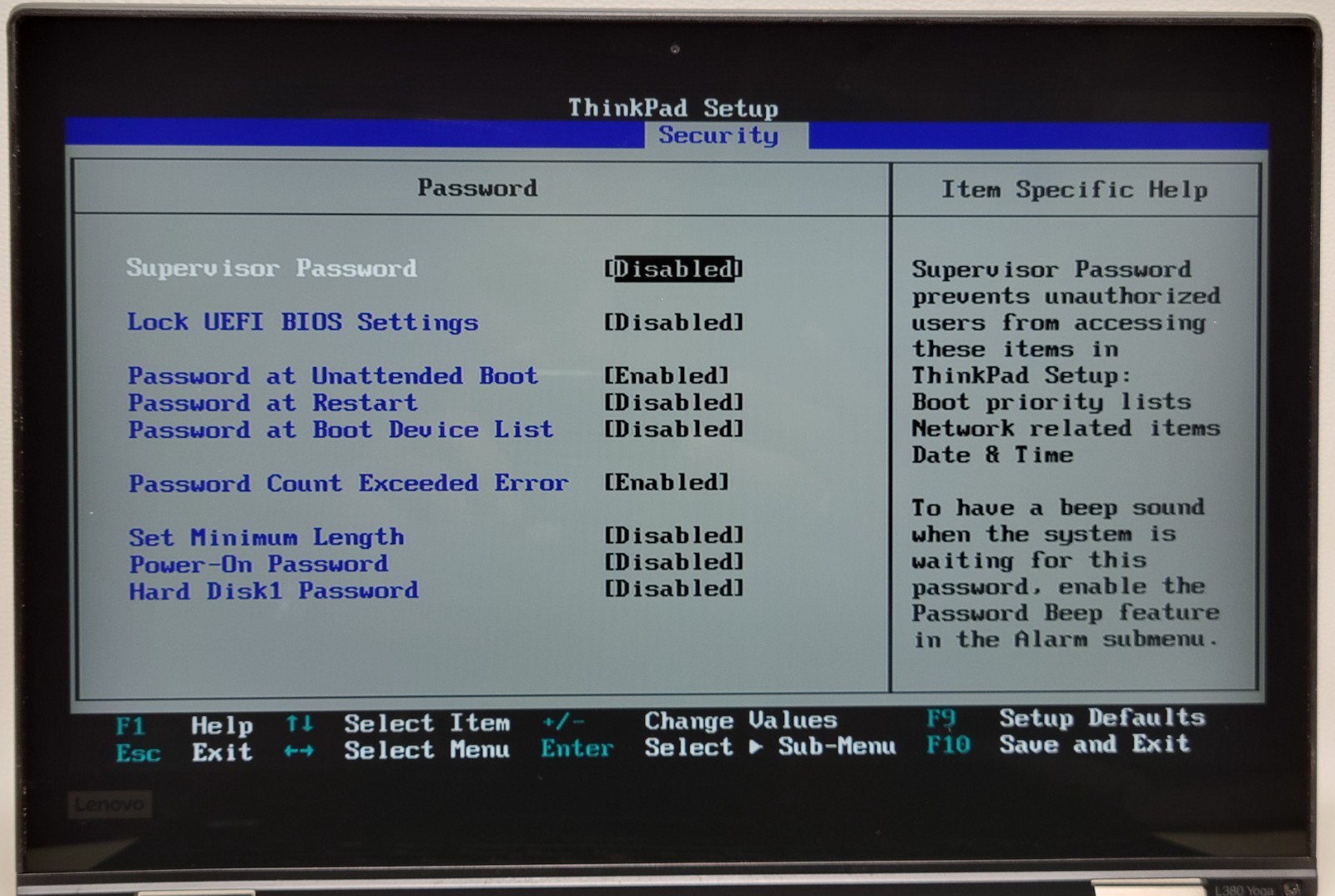 THINKPAD L380 YOGA i5-8265U 16GB RAM NO ADAPTER (UID TE73856EA1)