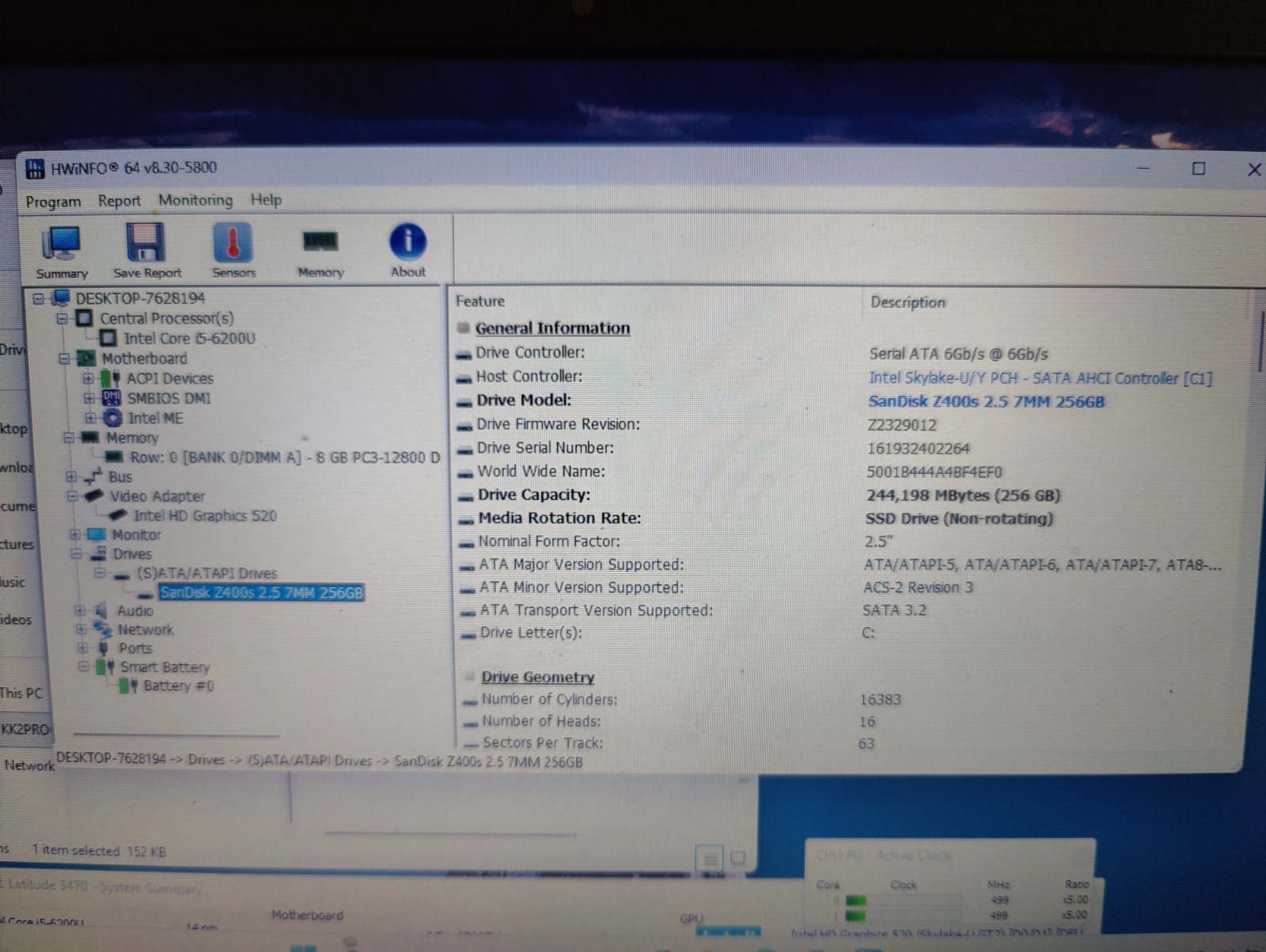 Dell Latitude 3470 Intel i5-6200U 2.30GHz 8GB RAM 256GB Win 11 Pro Tested!