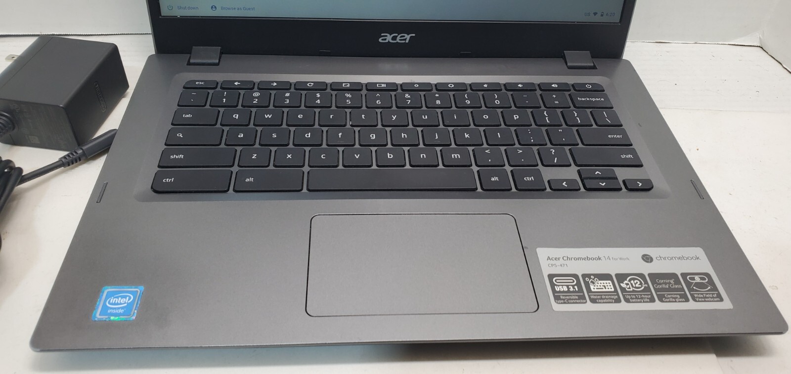 Acer Chromebook 14″ Non-Touch Screen Intel Celeron 4GB 16GB N15Q13 CP5-471-C0EX