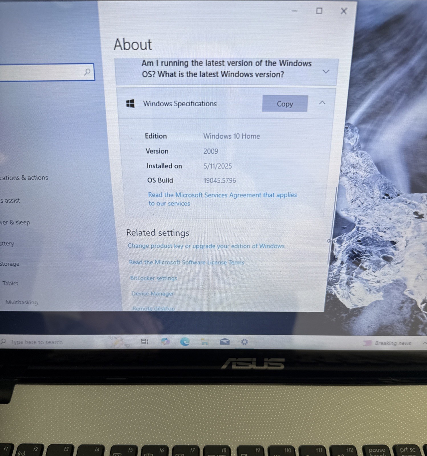 ASUS X550C 15.6 intel i3-3217U 1.8Ghz Ram DDR3 8GB SSD 120Gb OEM Adapter Win10 H