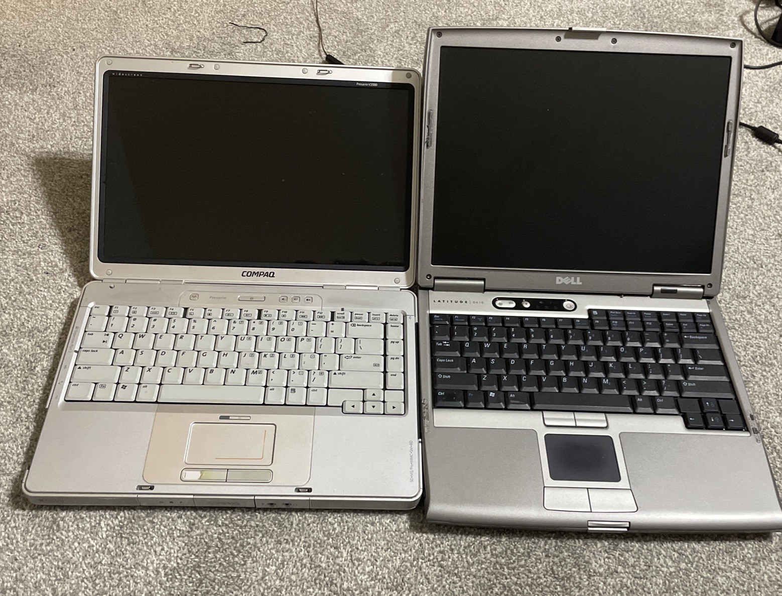 vintage laptop windows xp LOT(Untested)(Read description)