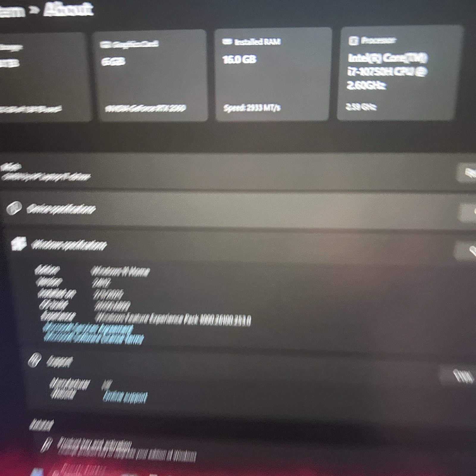 HP OMEN 17-cb0xxx 17in i7-10750H