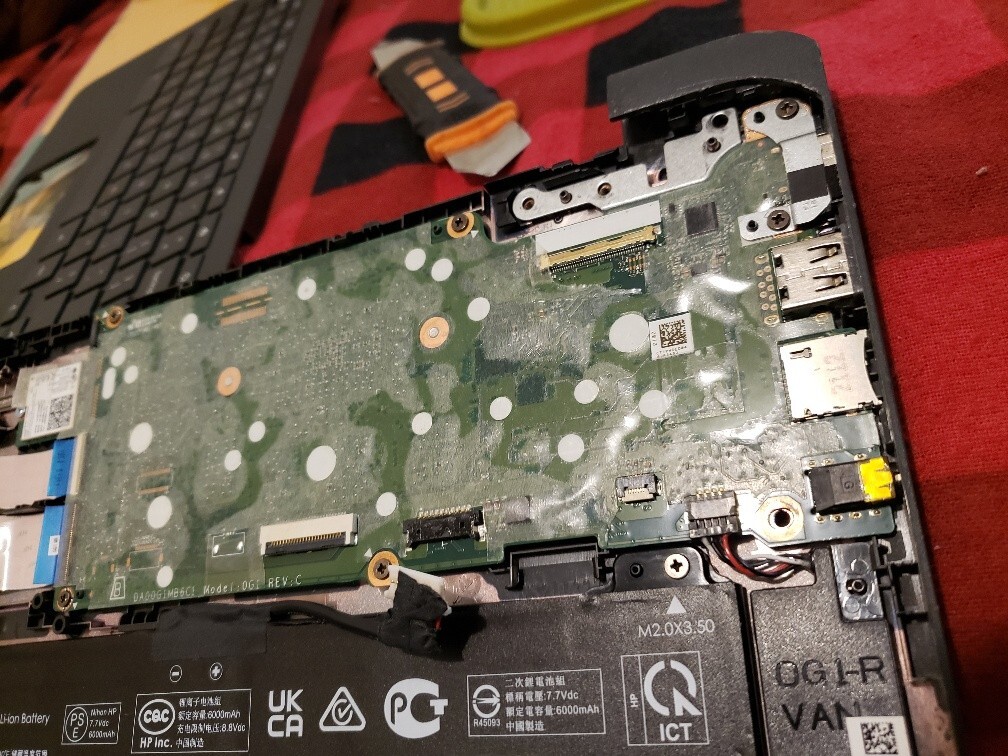 HP Chromebook 11a-nb0013dx 11.6 inch (32GB, 1.10GHz, 4GB) MOTHERBOARD ONLY!!!