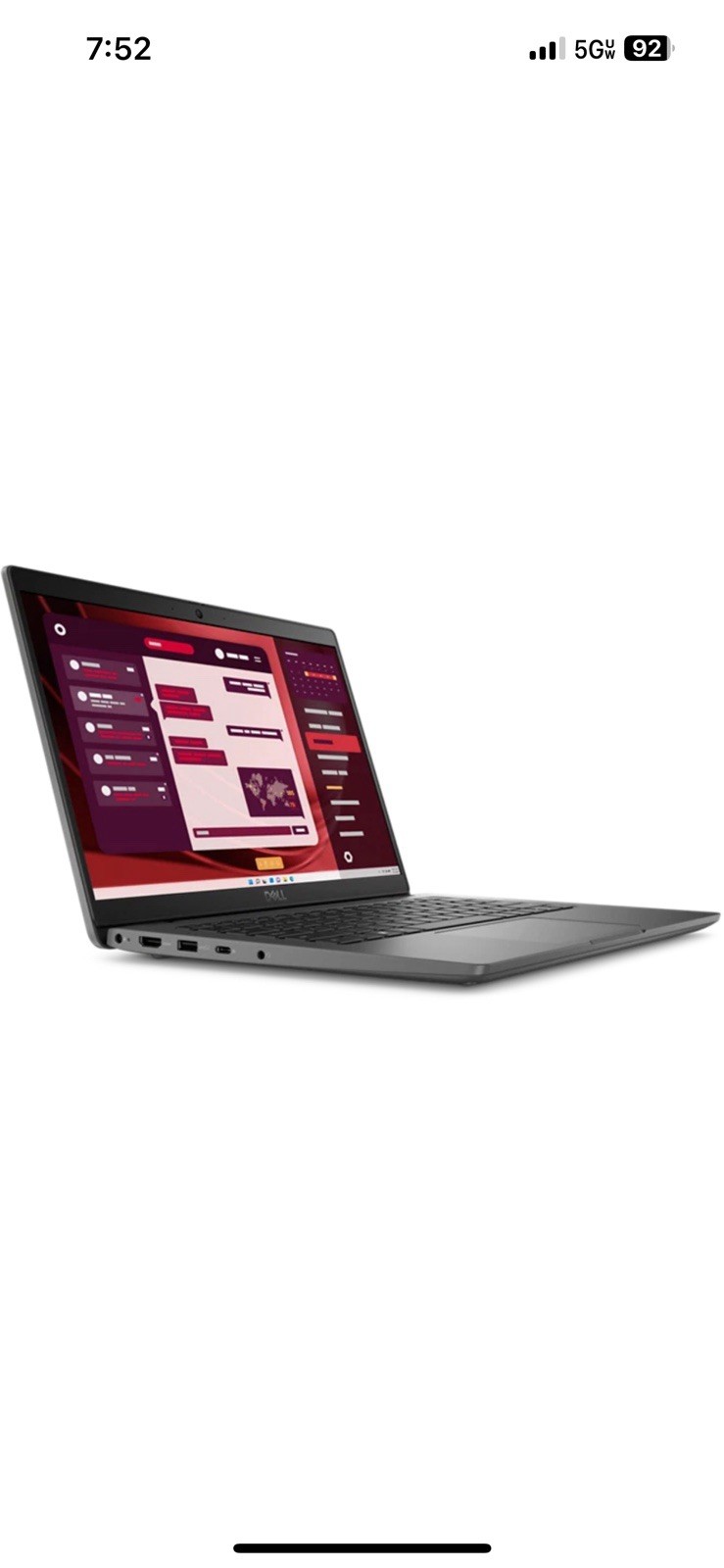 Dell Latitude 3450 13.97″ Notebook Intel i5-1335U 8GB RAM 256GB SSD W11P – 1J05C