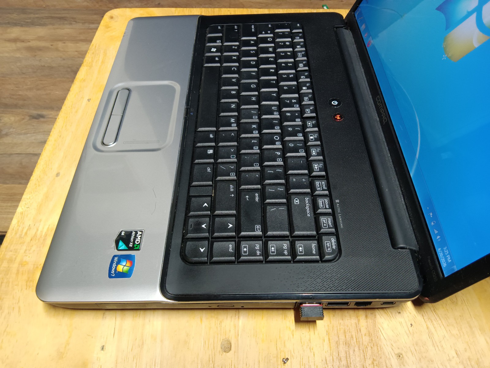 Hp Presario CQ50/Amd Athlon QL-60 1.90ghz/4gb/60gbSSD/Windows 7 Home/Webcam/15.4