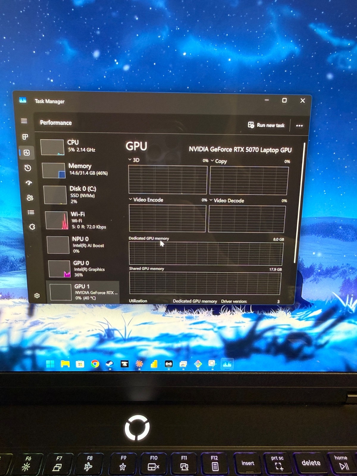 Lenovo Legion Pro 5i Gen 10 RTX 5070 OLED QHD+ 165Hz Ultra 7 255HX 32GB 1TB