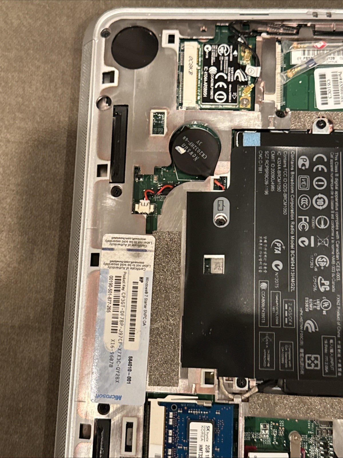 HP Mini 210-2000 Netbook – EXCELLENT! – 256GB SSD, 2GB Ram, Win 7, Good Batt!