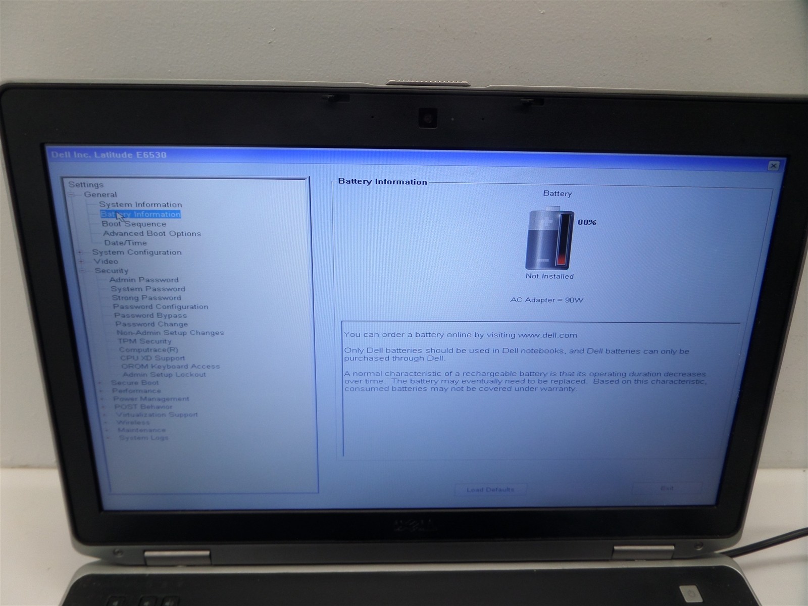 Dell Latitude E6530 15.6″ Laptop w/ i5-3380M 2.9GHz CPU 8GB RAM – No HDD/Battery