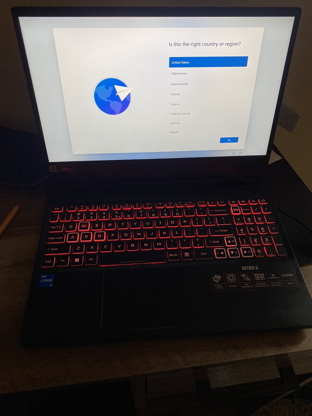 Acer Nitro 5-15.6″ FHD-Intel Core i5-Nvidia GeForce RTX 3050 Ti-16GB DDR4 512GB