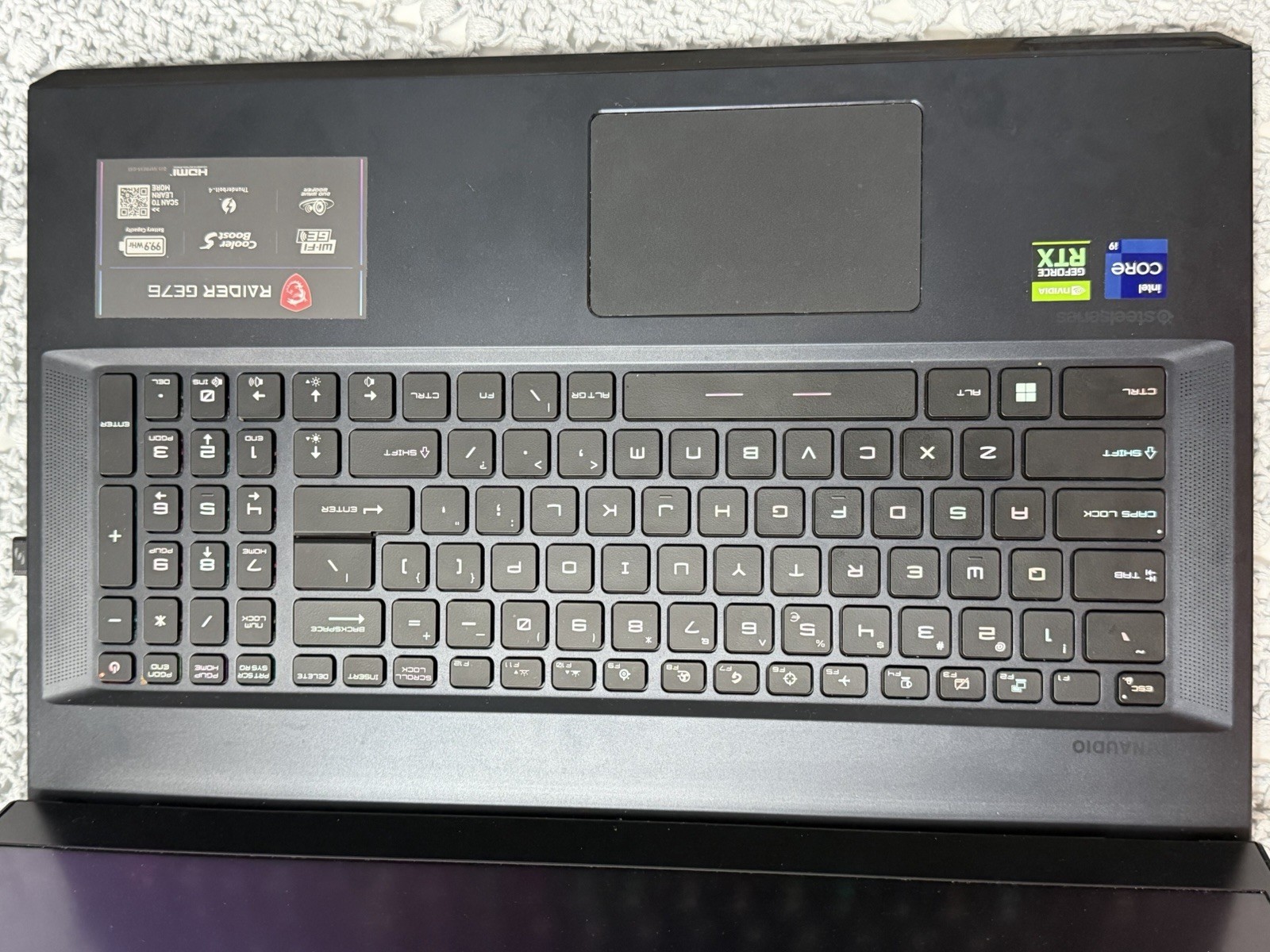 MSI Raider GE76 17″ i9-12900H 16GB RTX 3060