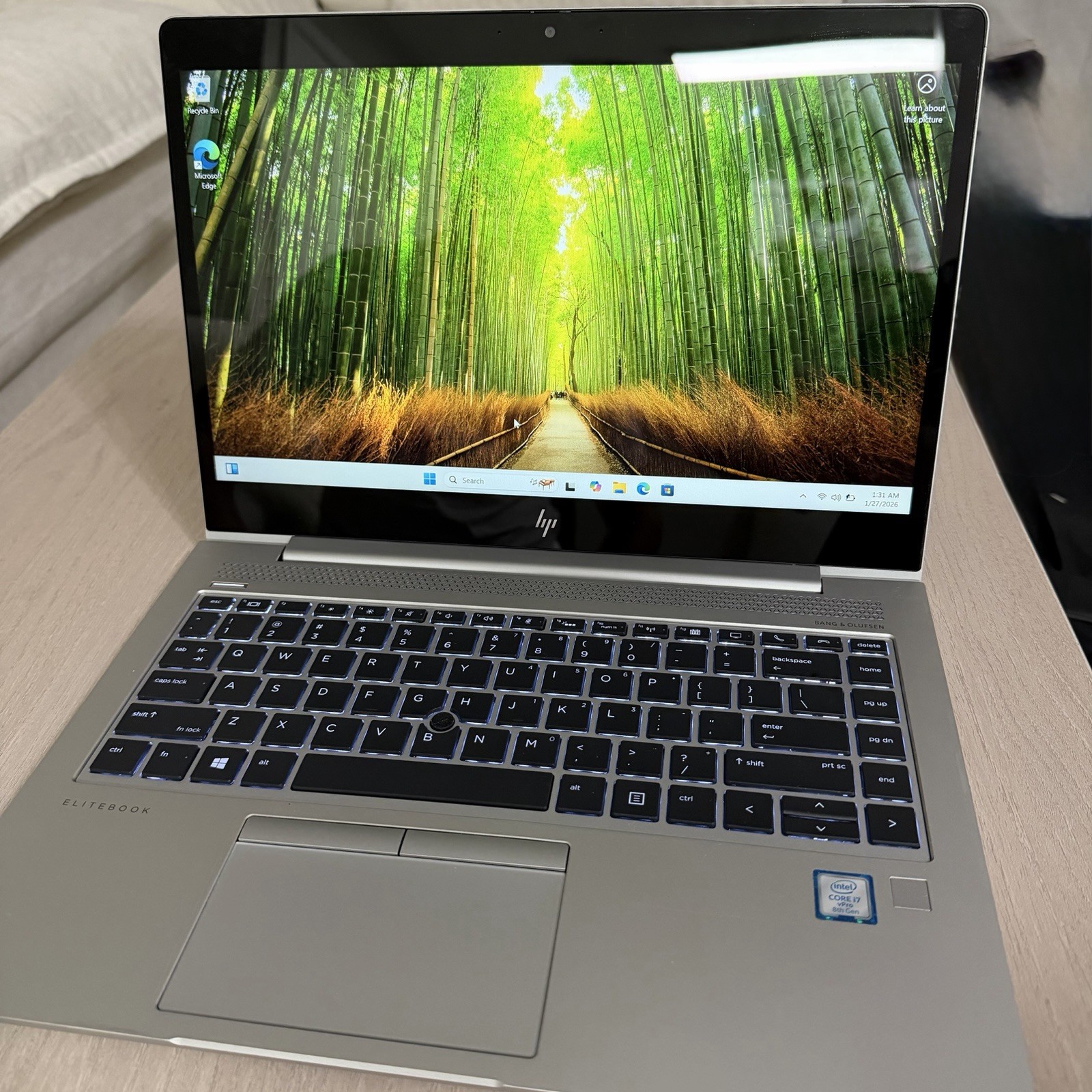 HP EliteBook 840 G6 – Intel Core i7, 16GB RAM, 256GB SSD, Windows 11