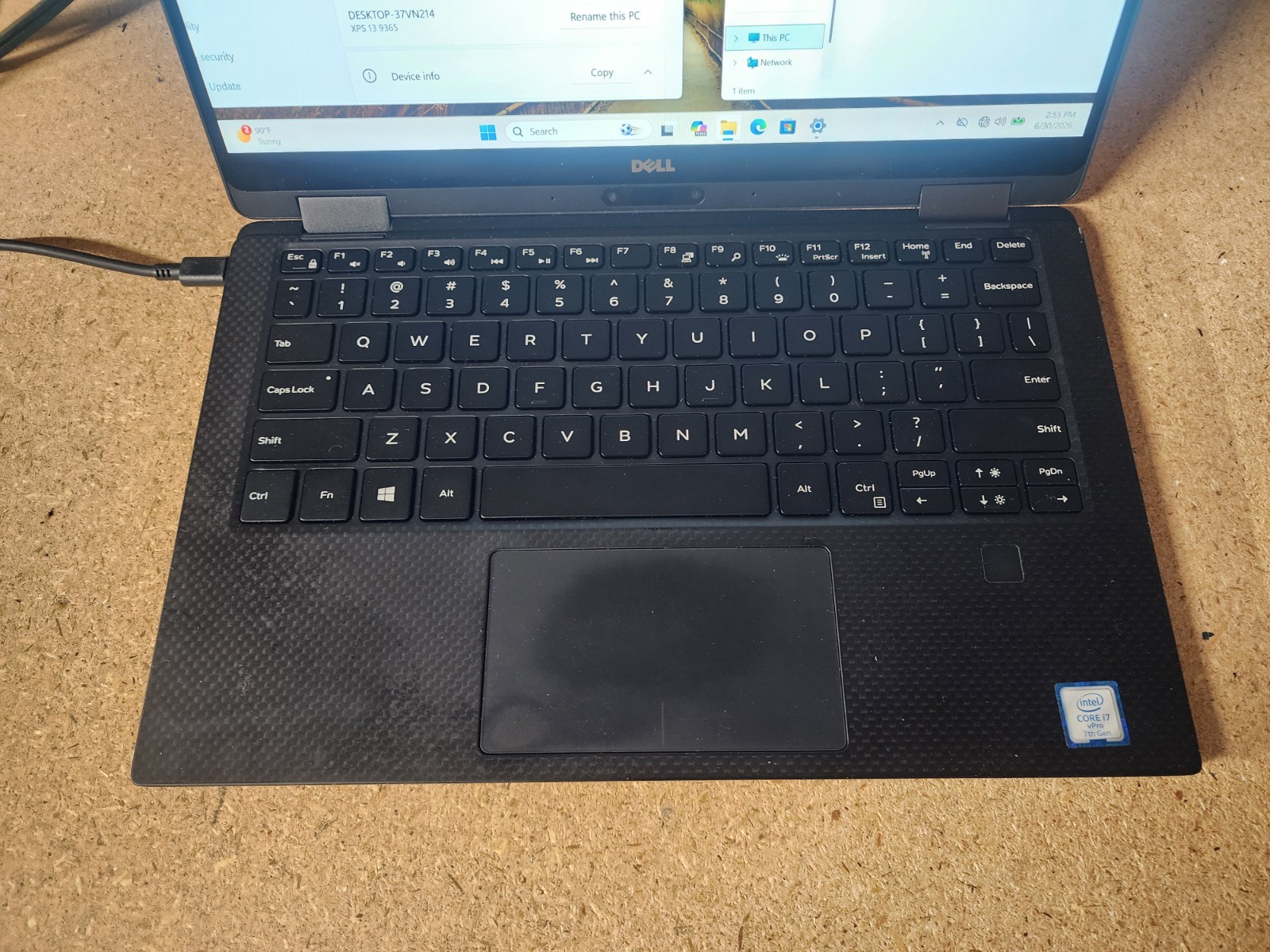 Dell XPS 13 9365 i7-7Y75 1.3GHz 16GB RAM 256GB SSD Win 11 Pro Touchscreen