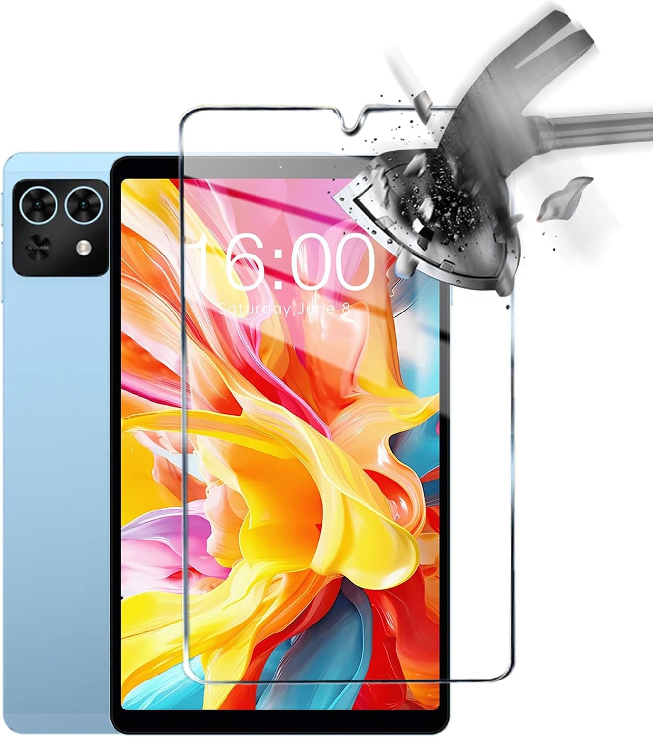 2Pack Tempered Glass Screen Protectors Compatible with ETECLAST T50 Mini, Anti S