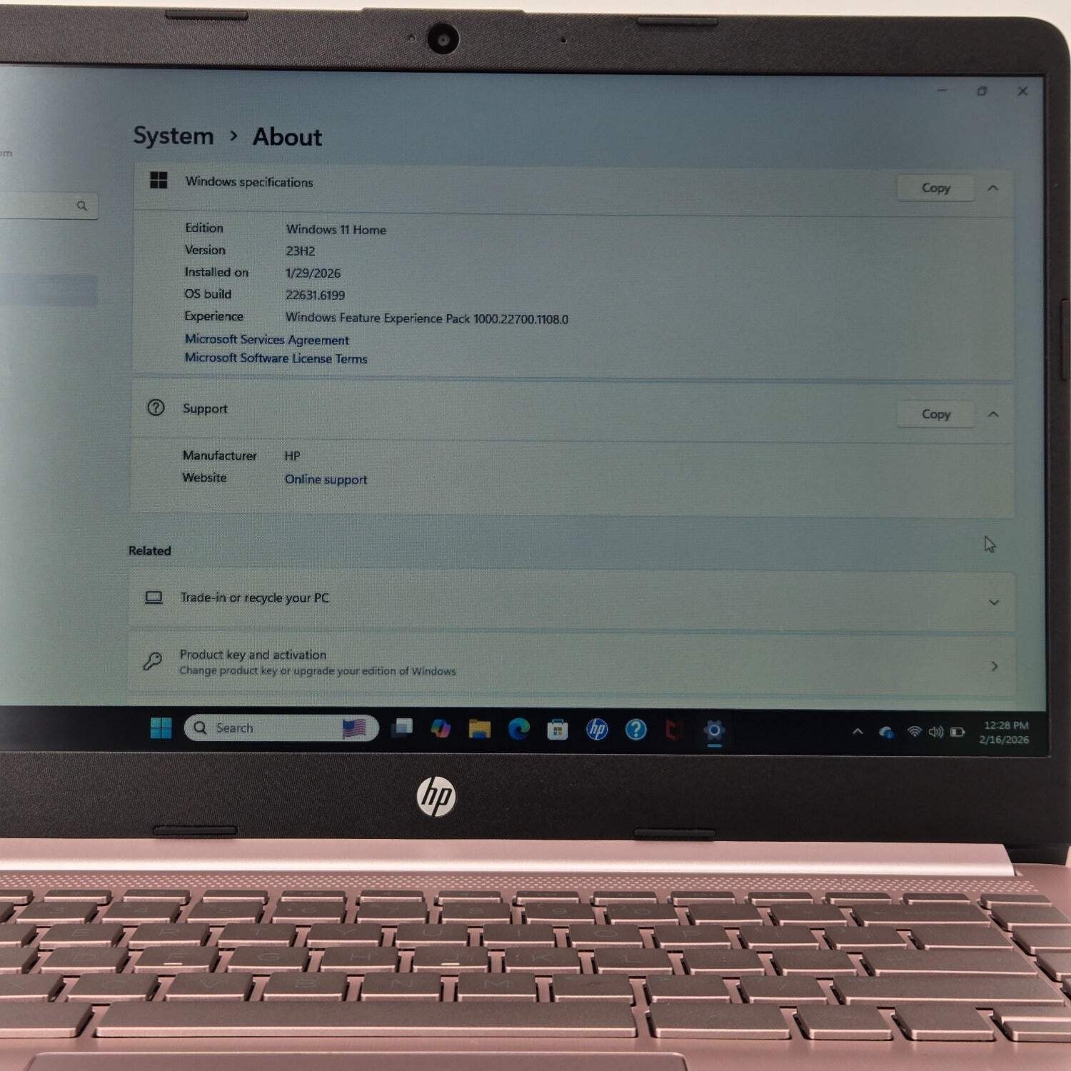 HP Laptop 14-cf2112wm 14″ Celeron N4120 1.1GHz 4GB RAM 64GB SSD