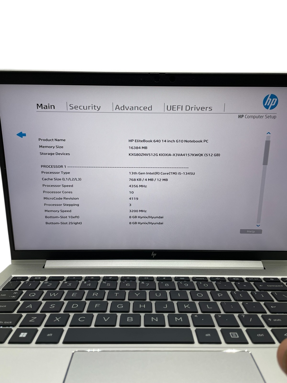 HP Elitebook 640 G10 14″ – i7-1265U – 16GB RAM – 512GB SSD – Grade D