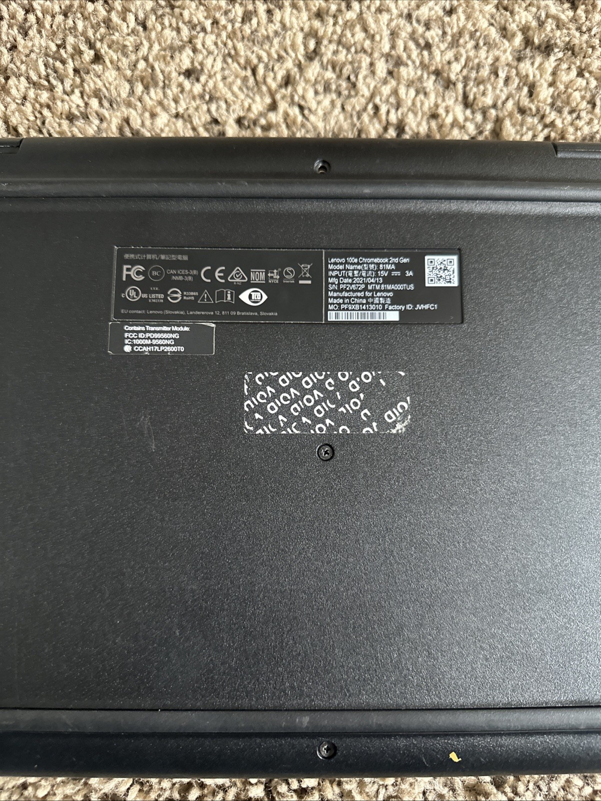 Chromebook Laptop Parts Or Repair No Charger
