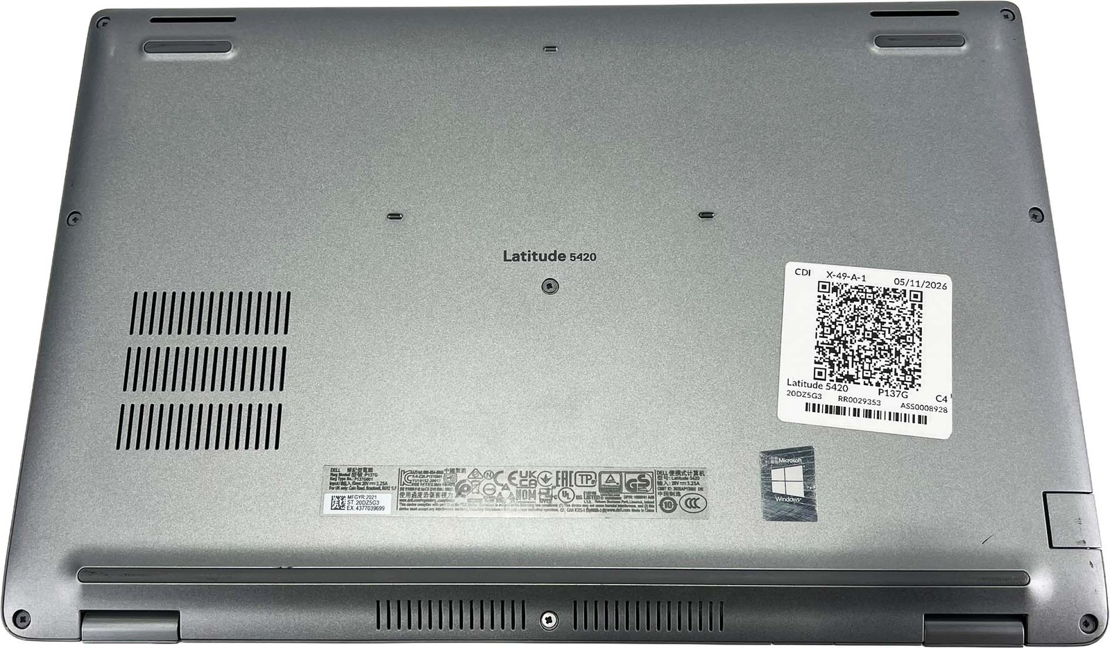 Dell Latitude 5420 14″ Laptop i5 11th Gen 256GB SSD 8GB RAM Win 11 Pro (CDI)