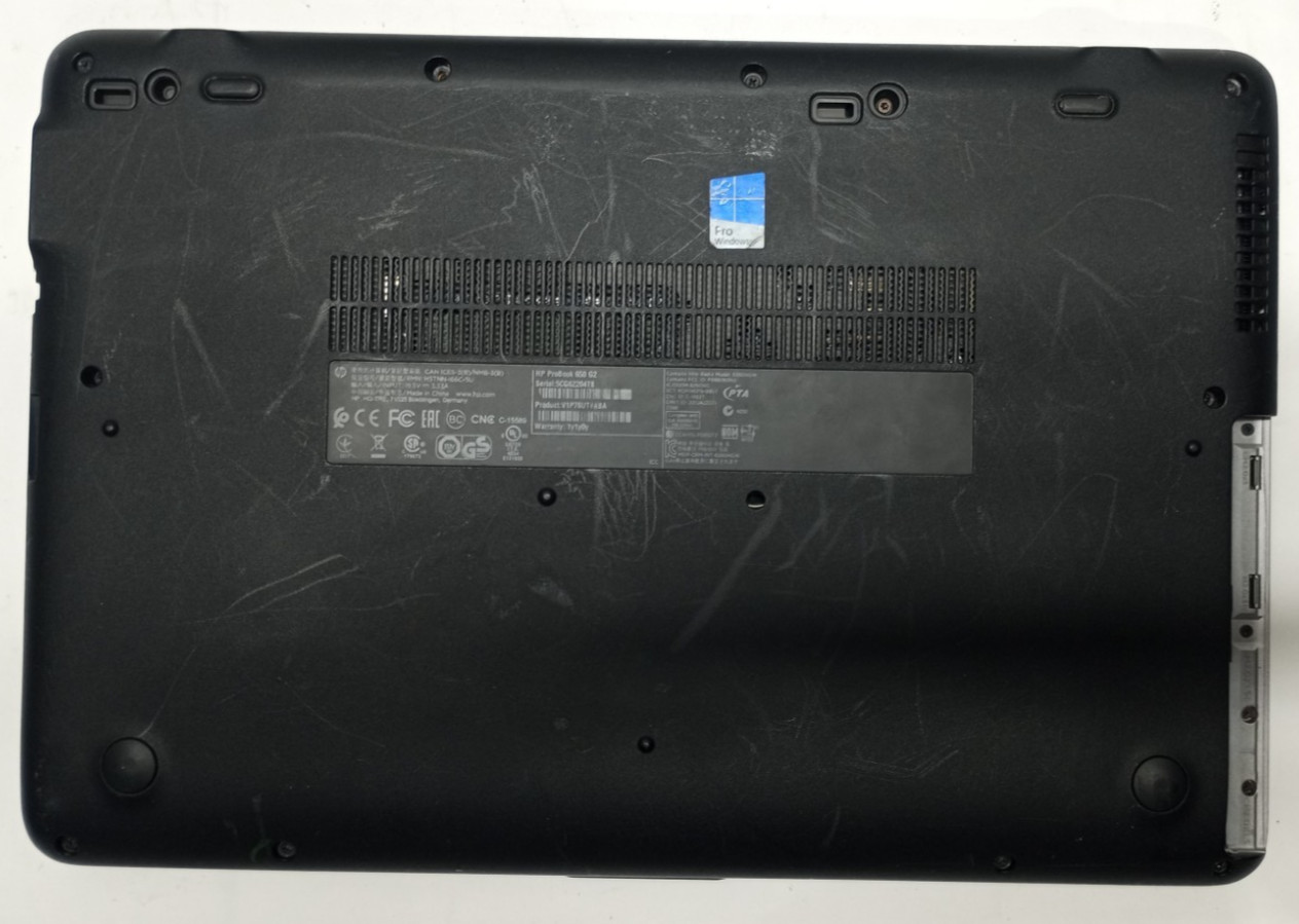 Lot of 2 HP ProBook 650 G2 i5-6200U@2.30 4GB RAM NO HDD/OS NO BATTERY WH657*