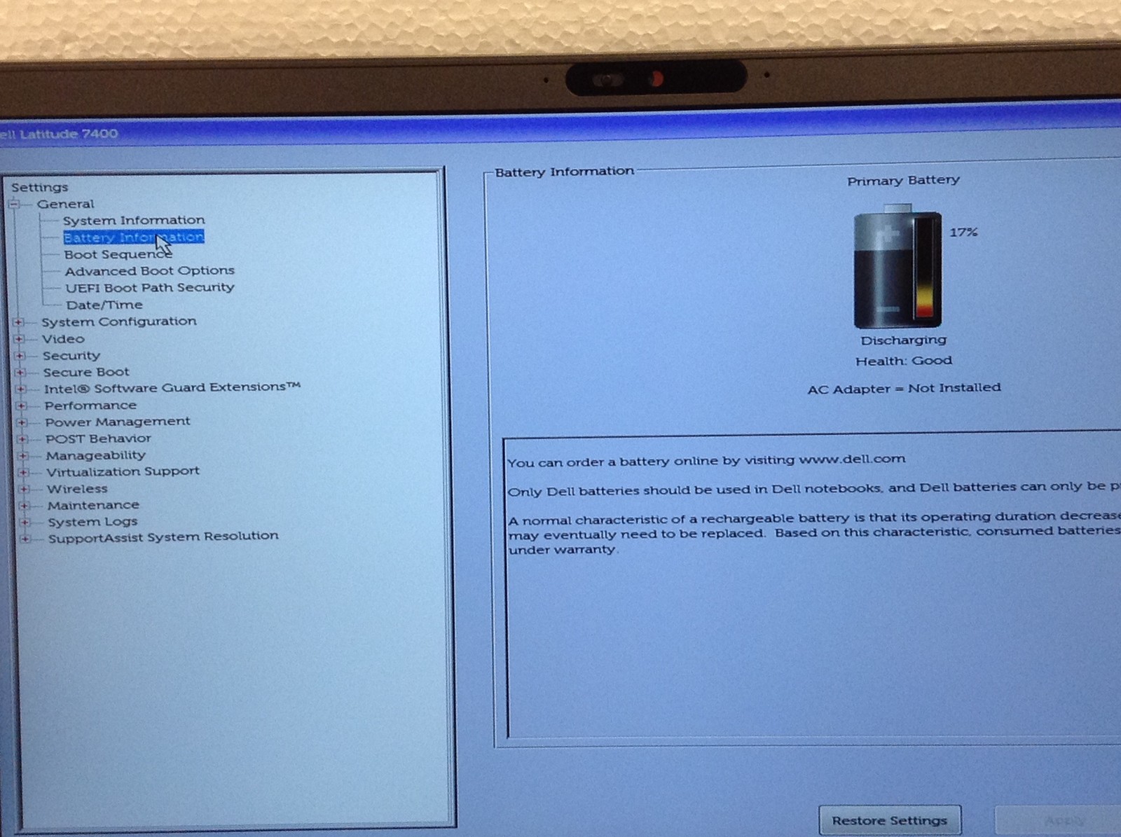 Dell Latitude 7400 14″ FHD Laptop i5-8365U 1.60GHz WiFi AC Adapter, No HD, Ram