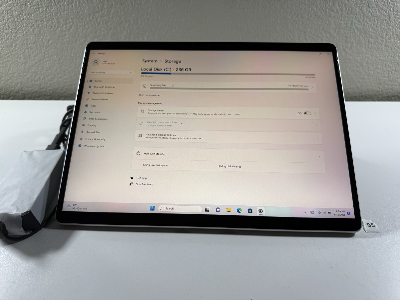 Microsoft Surface Pro 8 (1982) i5-1145G7 – 16GB RAM – 256GB 120Hz – Win 11 Pro