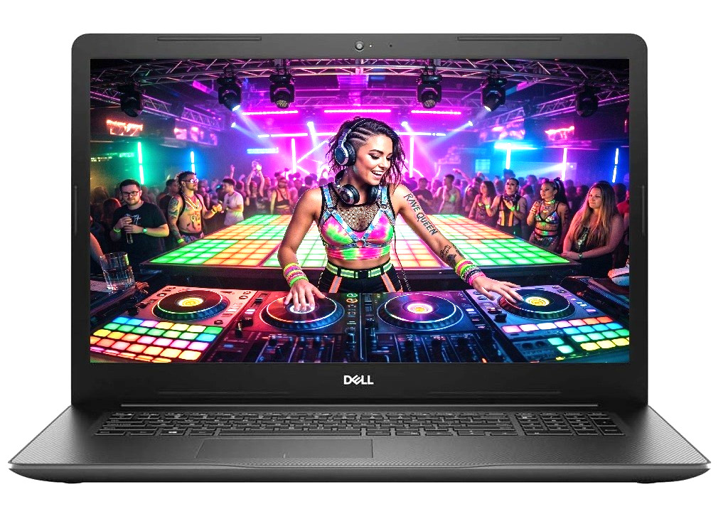 17″ Dell Inspiron Laptop PC: 10th Gen i7! 8GB RAM – 256GB SSD! CD/DVD Burner!