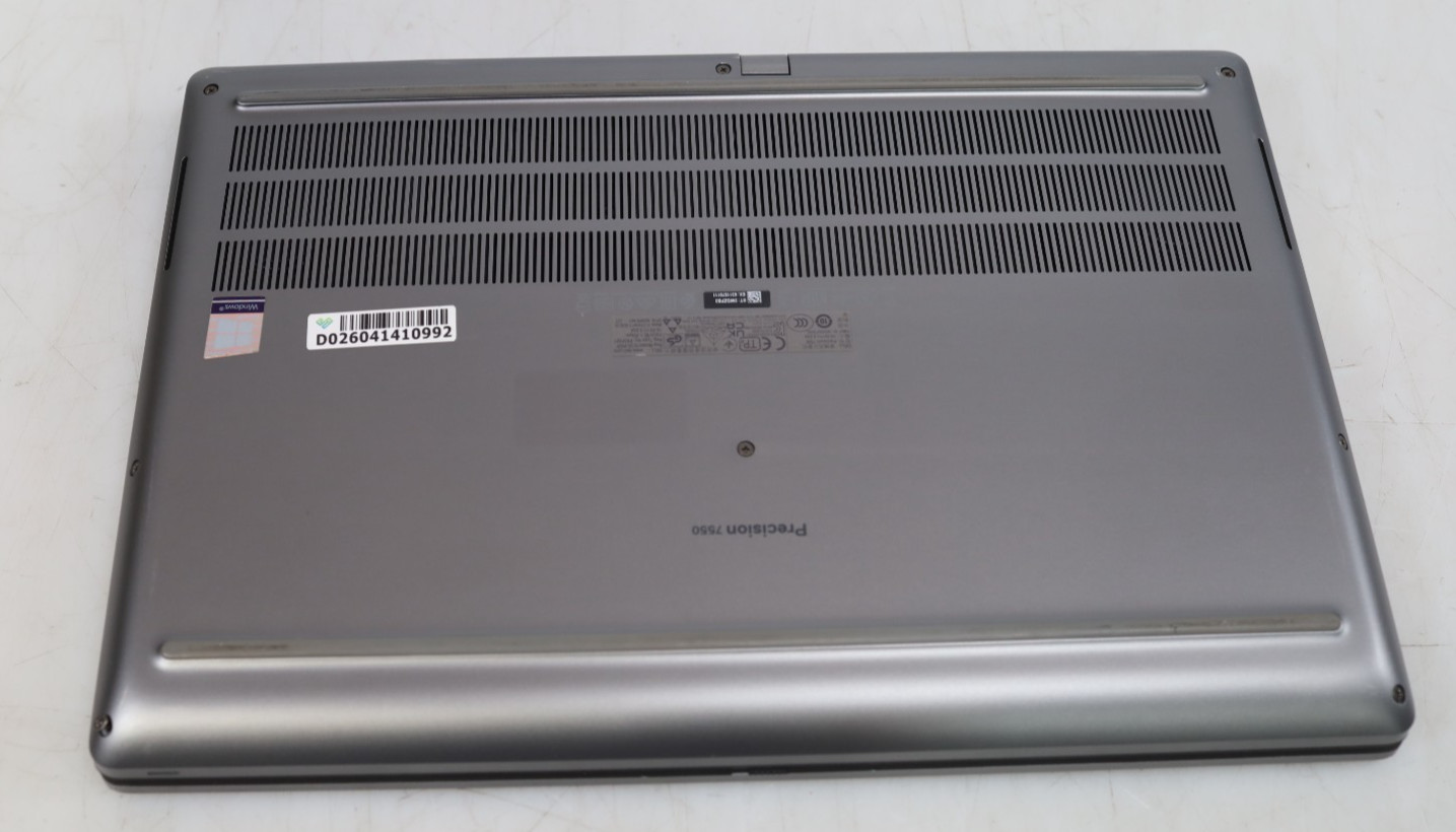 Dell Precision 7550 15.6″ Touch Intel i7-10850H 64GB Quadro T2000 No SSD COA OS