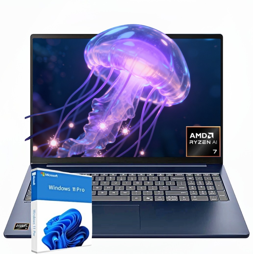 Lenovo IdeaPad Slim 5 16 inch Touch Laptop Ryzen AI 7 UpTo 64GB RAM 4TB Win11Pro