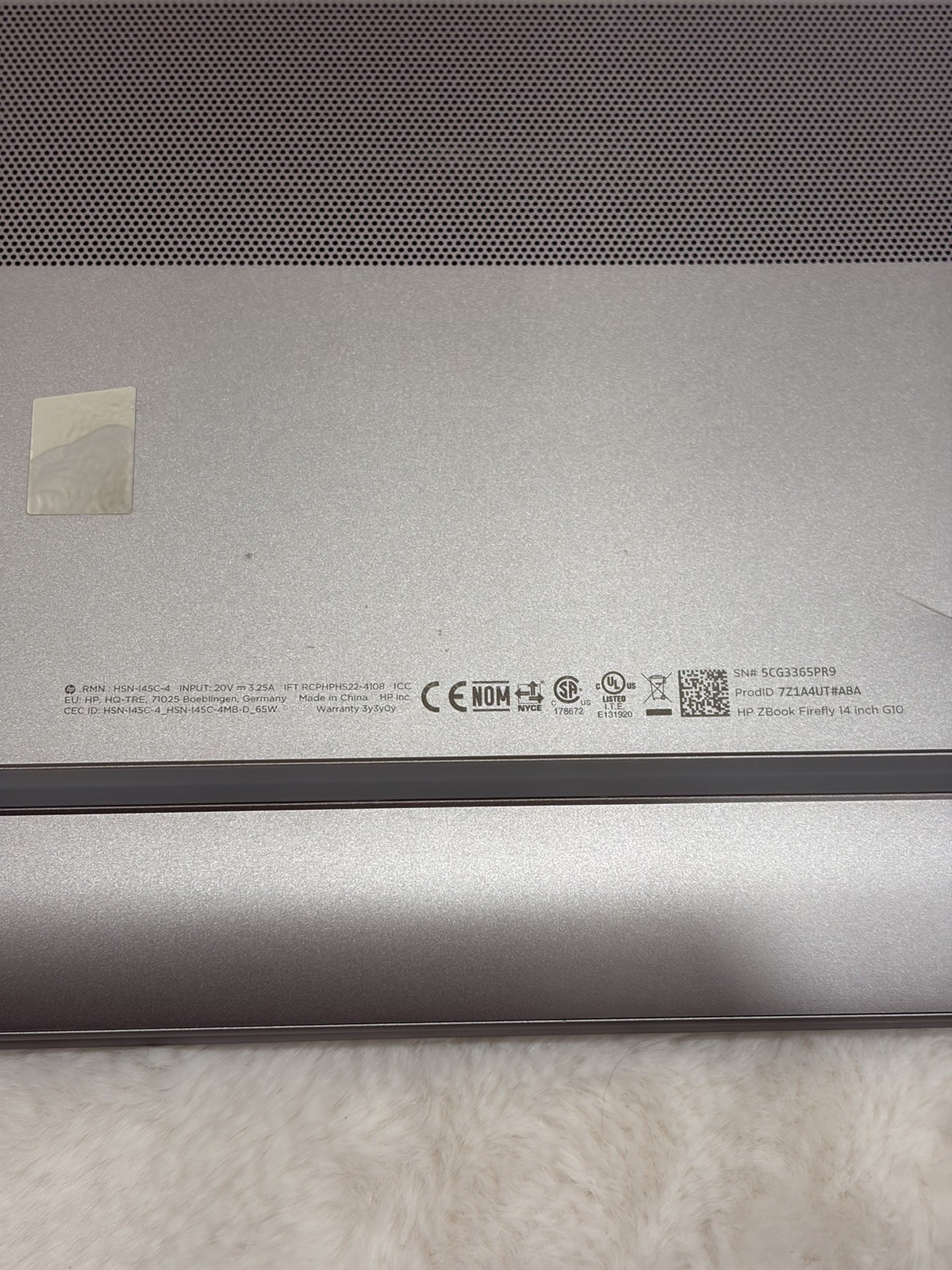 HP ZBook Firefly 14 G10 13th Gen i7 RTX A500 16GB RAM 512GB SSD Charger Win11