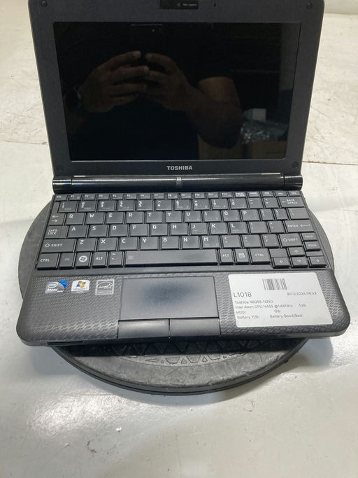 Toshiba NB255-N250 Intel Atom CPU N455 1.66GHz 1GB NO HDD No Batt
