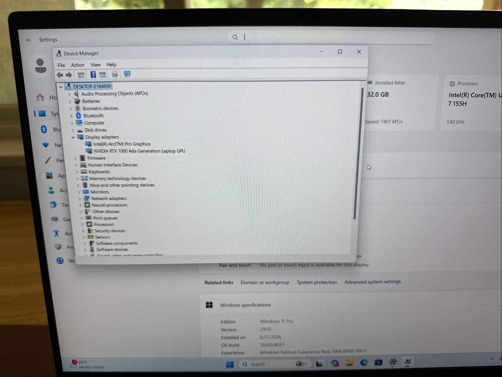 Dell Precision 5690 16in – Intel Ultra 7 155H 32GB 512GB – RTX A1000 – WARRANTY