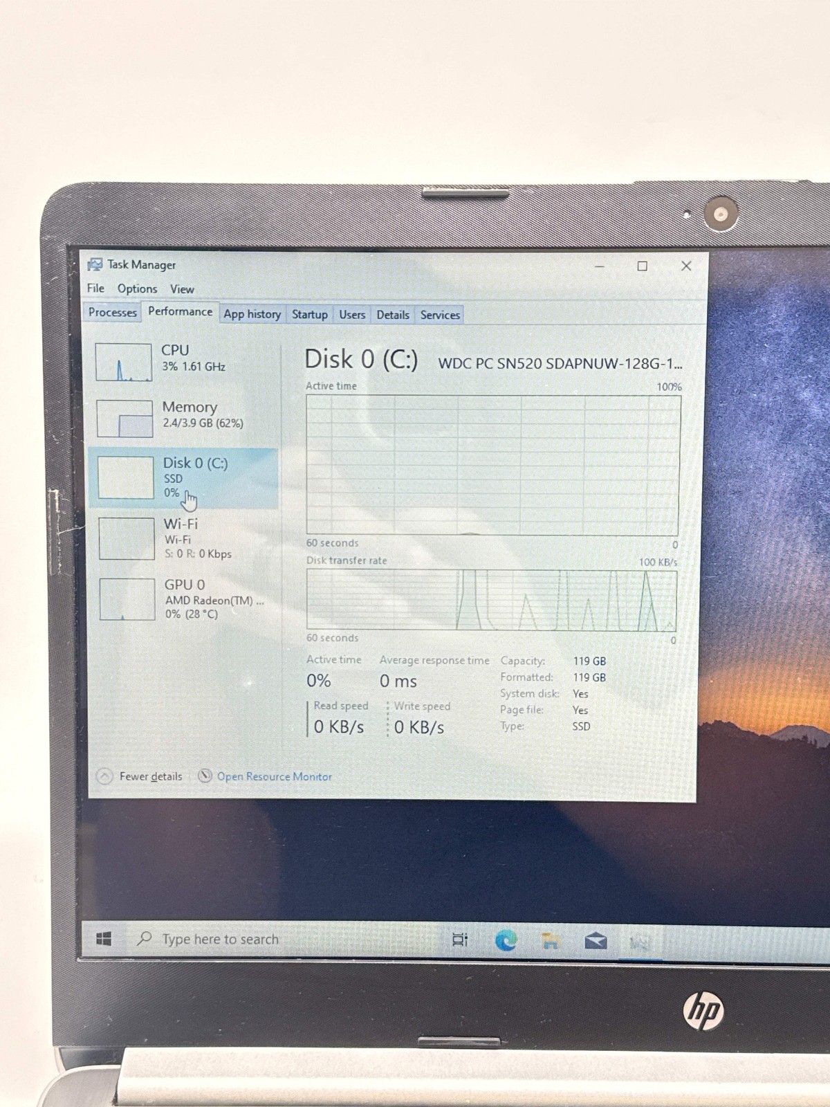 HP 14-dk0002dx 14″ AMD A9-9425 4GB RAM 128GB SSD Click Button Issue