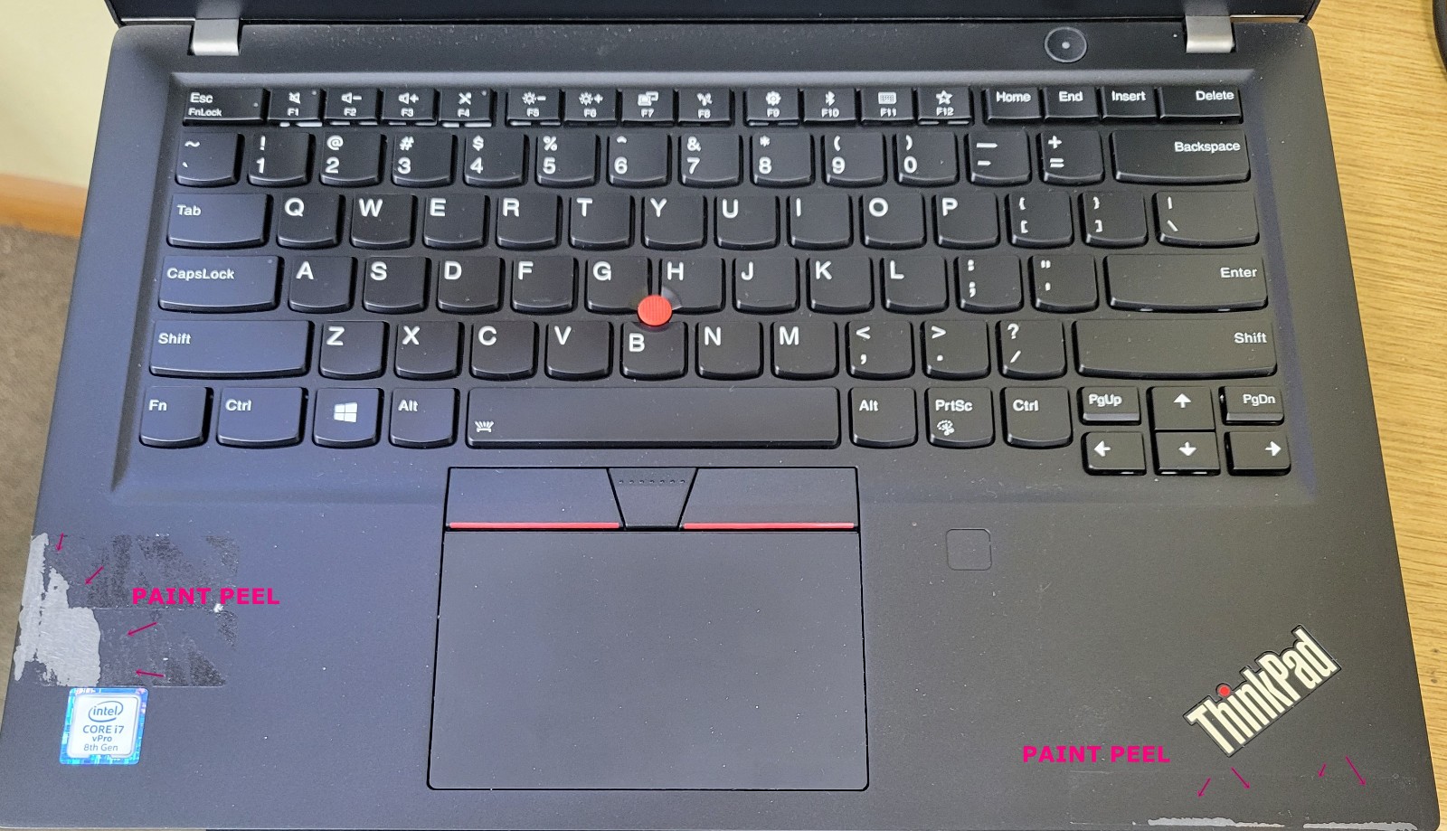 (Lot of 4) Lenovo ThinkPad T490s i5/i7-8th Gen 1.6/1.90GHz 8GB No OS/SSD/HDD