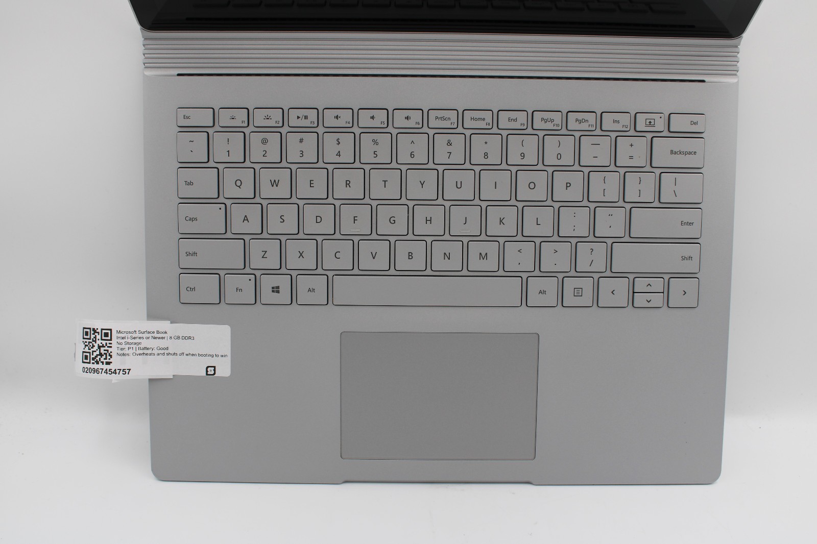 Microsoft Surface Book 13″ i7-6th Gen 8GB RAM 256GB SSD GTX 965M No OS *PARTS