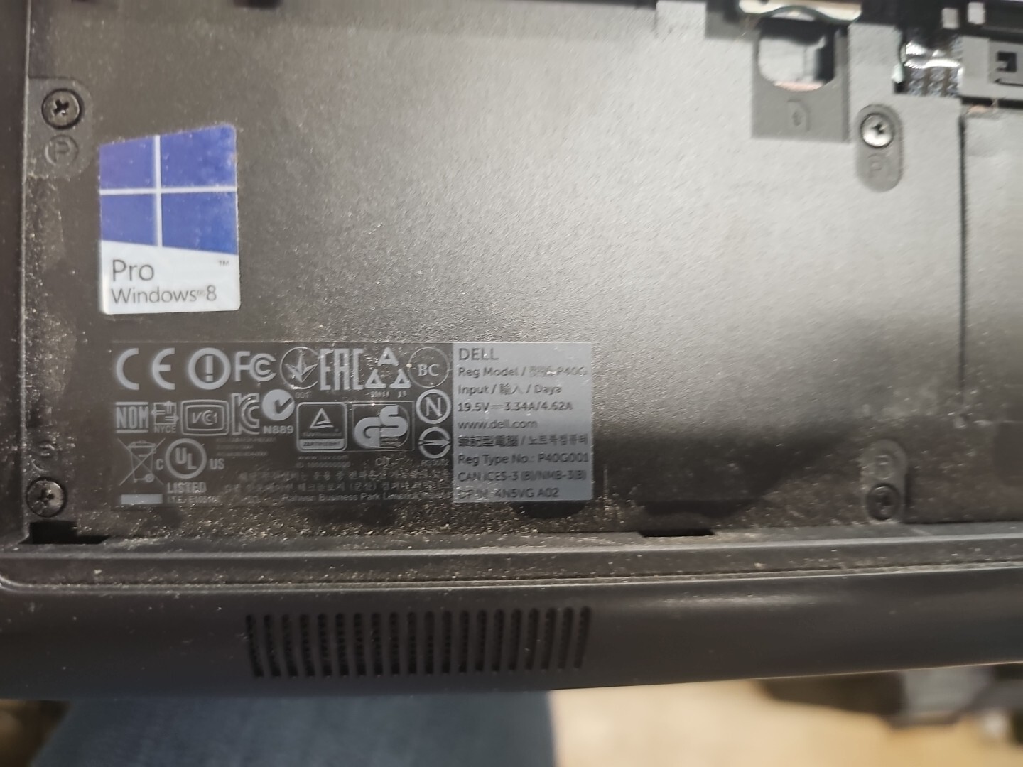 Dell Latitude E7440. i5-4310u 2.0GHz 4GB RAM READ P&r Only Missing Parts
