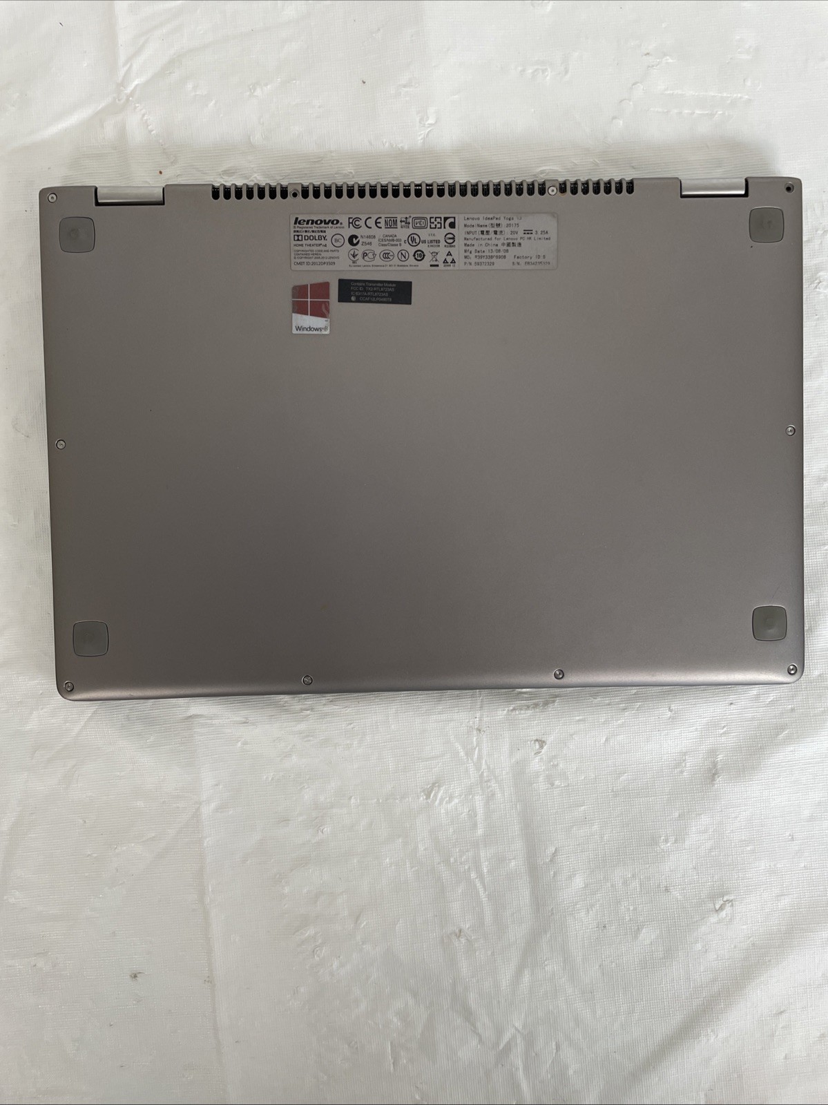 🔥Lenovo Ideapad Yoga 13 i7-3537U 8GB RAM | NO HDD NO OS – TESTED 🔥