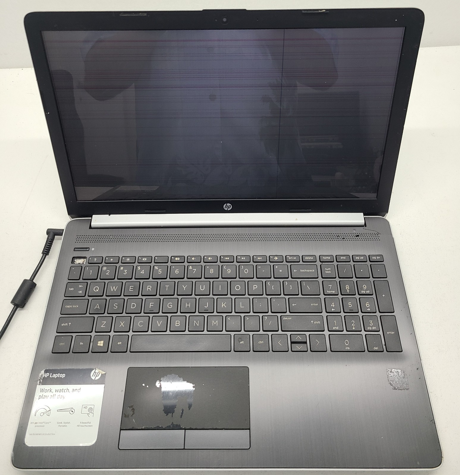 HP 15-DA0012DX Laptop Intel i3-8130U 8GB Ram NO HD/OS Bad Screen (FL)