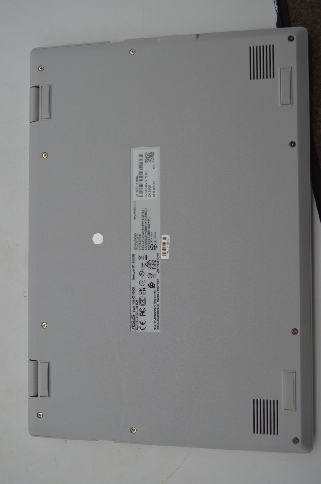 Asus Chromebook CX1 14″ Intel Celeron N4500 4GB 64GB CX1400CKA-DB44 PC1744936